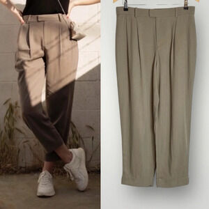 Everlane | The Put Together Pleat Pant High Rise Cuffed Lyocell Clay